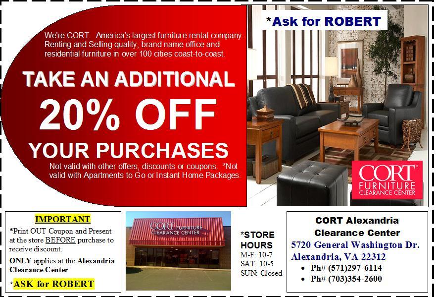 Pictures for Cort Furniture Rental Clearance Center in Alexandria, VA 22312